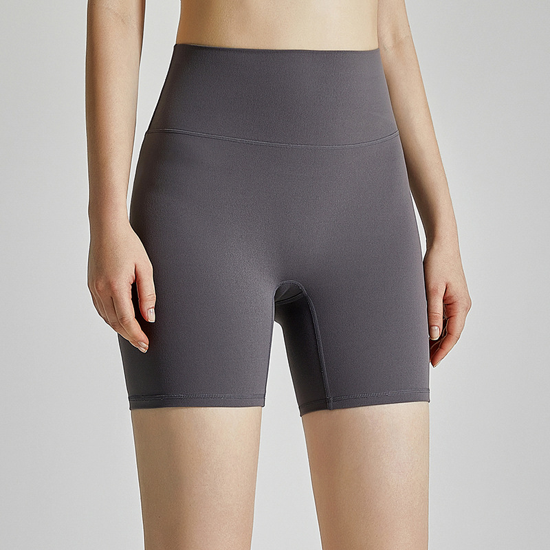 LAHN, pantalones cortos de yoga de tres puntos sin talla, cintura alta, levantamiento de cadera, ropa interior ajustada, pantalones antibacterianos de fitness de tres puntos para mujer