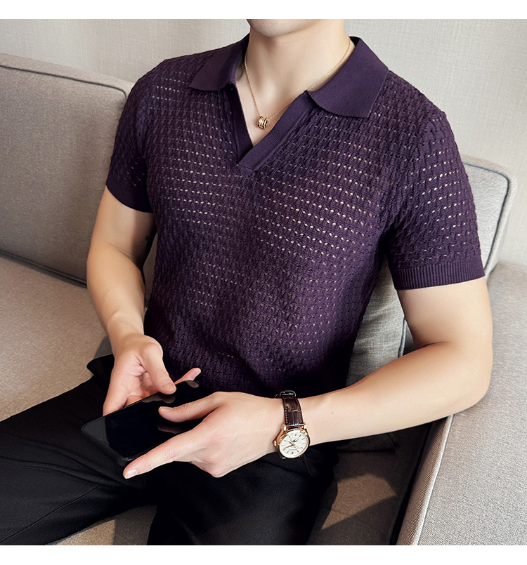 A6468 750K ÁO SƠ MI NAM HANTDU ÁO LEN NGẮN TAY MÙA HÈ THOÁNG KHÍ THỜI TRANG NAM G02 SẢN PHẨM MỚI
