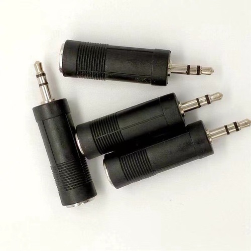 Audio adapter microphone audio adapter 6.5 to 3.5 to 6.5 audio cable metal adapter