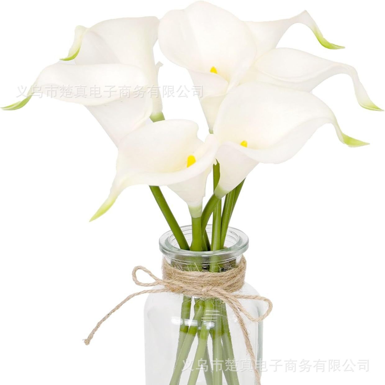 Pu Calla Lily Artificial Flowers Faux Flowers Export Home Decoration Photography Props Realistic Feel Wholesale Factory Florals