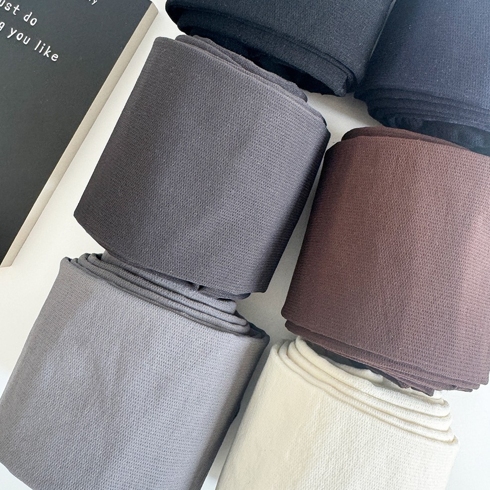 Autumn and Winter Pressure Slimming Leggings Warm Thermal Gray Slimming Versatile Pantyhose Coffee Color Fleece Pantyhose Solid Color Women