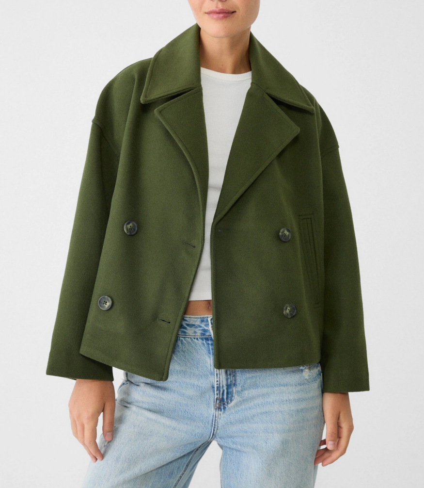 Wool-Blend Double-Breasted Coat – Women’s Oversized Lapel Jacket (Beige/Black/Camel/Navy/Olive/Burgundy, XS-3XL)_voghion.com