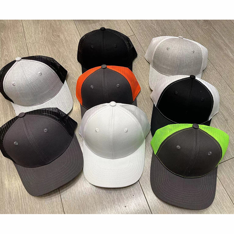 Amazon Richardson112 sombrero de béisbol cuatro temporadas para hombres y mujeres sombrero de malla de empalme Hip Hop sombrero de camión