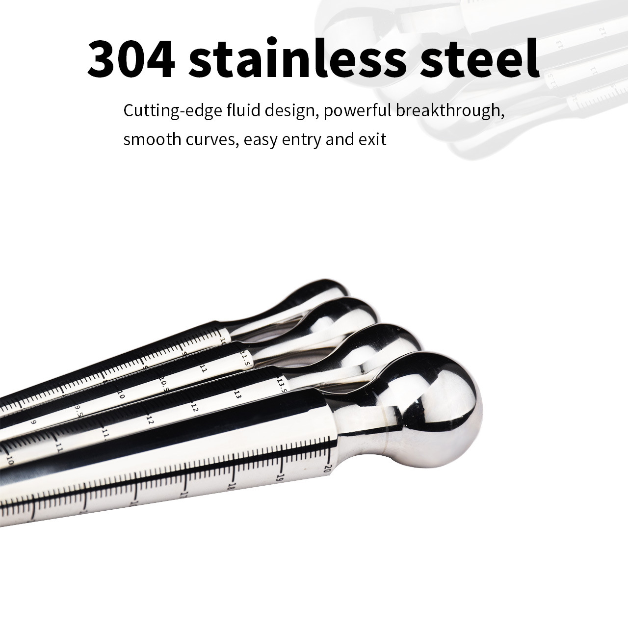 Qianai FRRK-178 anal Yin caballo ojo palo de tres usos masajeador de acero inoxidable metal próstata AV palo hombres y mujeres suministros