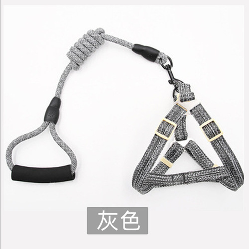 Manufacturer wholesale cross-border new dog leash, adjustable dog leash, medium and large bite-resistant, explosion-proof dog leash