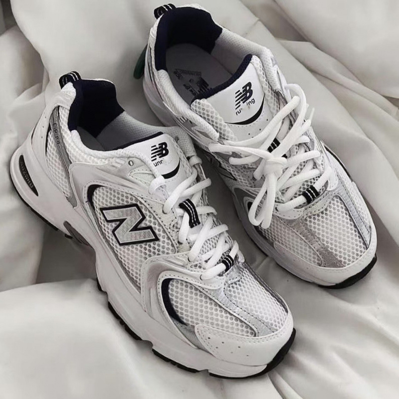 Putian Cross-Border Nb530 Classic Silver Gray Silver Versatile Men's and Women's Mesh Breathable Sports Outdoor Running