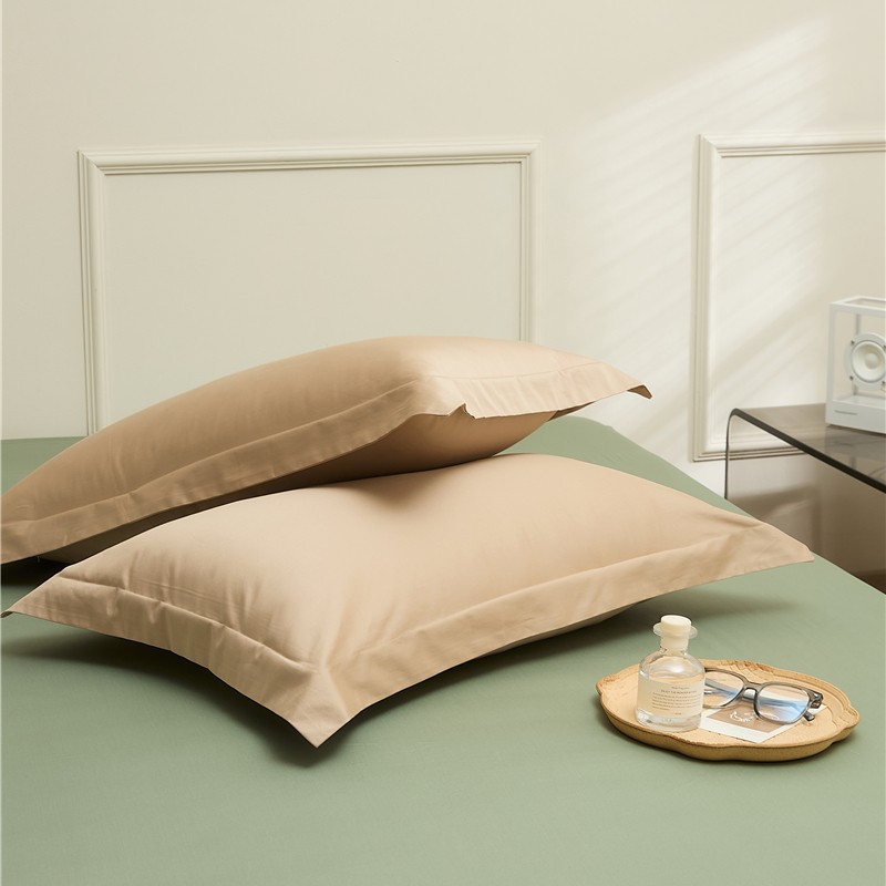 Luz de lujo 100 cubas de almohada de algodón de lana larga de Xinjiang, cubas de almohada de algodón simple, cubas de almohada de algodón transpirables, un par de cubas de almohada de algodón
