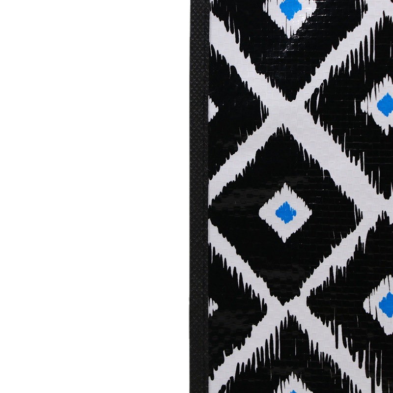 Bolsa de mano gruesa para compras de ropa con estampado en color, diseño laminado tridimensional a prueba de agua para publicidad y promoción de regalos, bolsa tejida plegable.