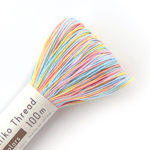 305#Olympus Sashiko Thread 100m Mix 6colors �ʺ���Ӿ�