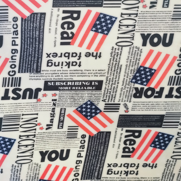 The color tin printing series of printed newspapers are in stock and widely applicable to the outer packaging fabrics of bags, cosmetic bags, handbags, etc detail image 5