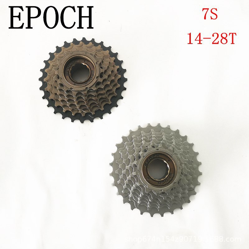 EPOCH Taiwán 7 velocidades de giro del volante bicicleta de montaña 21 velocidades 14-28T Torre giratoria