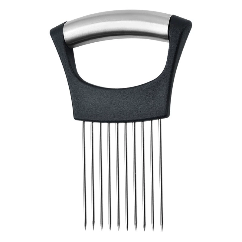 Оптовая продажа 304 нержавеющей стали лука держатель иглы лука вставки кухни поставляет лук вилка лука отрезала сосновые иглы