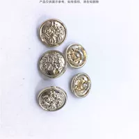 Пользовательские костюмы рога рыцарь пряжки завод гальваника нога шов пряжка 12 мм золотой элегантный ветер маленькие пуговицы
