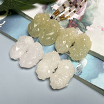 批发阿富汗白玉貔貅吊坠青色挂件男女直播货源摆地摊庙会10元模式