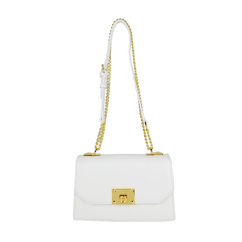 Bolsos para mujer 2025 nueva moda transfronteriza exquisita cadena de un solo hombro bolso cuadrado pequeño de lujo ligero de alta gama