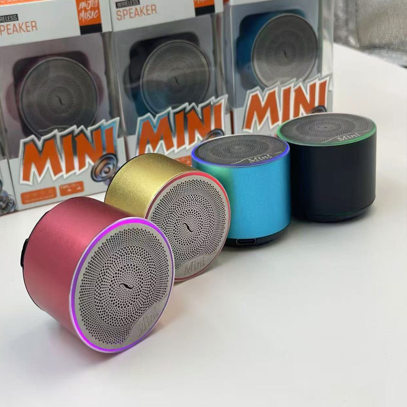 金属蓝牙音箱小钢炮迷你小型低音炮家用大音量户外便携式插卡音响|undefined
