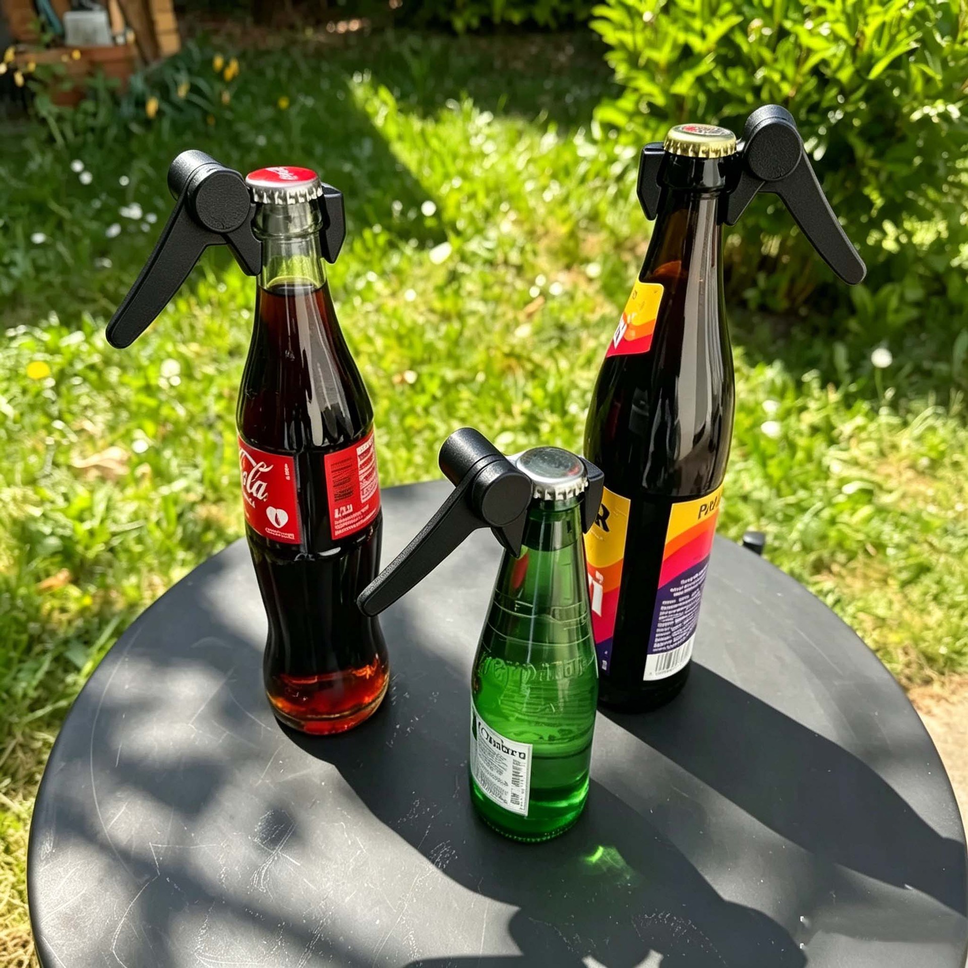 CapSnap One-Hand Bottle Opener black color option