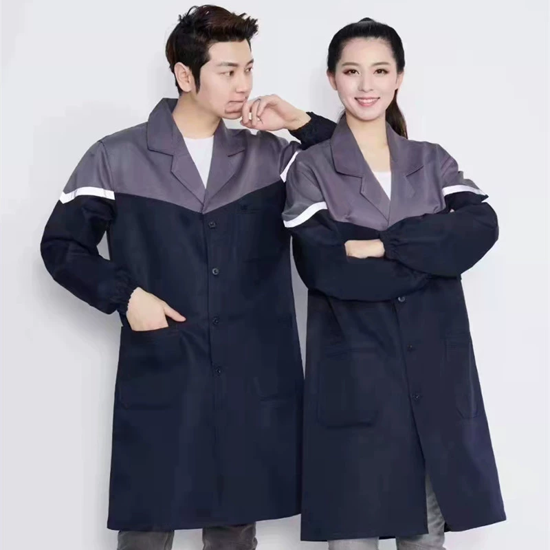 Комбинезоны с длинными рукавами мужские по охране труда хранение логистика склад портье пылезащитный комбинезон в тон