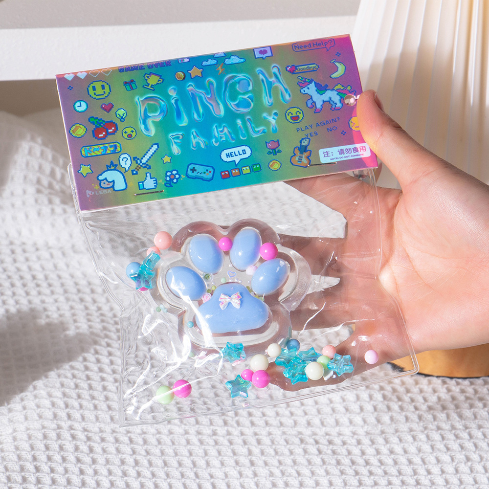 Douyin Explosive toy Network Red CAT Claw amasar le barro podrido se siente descomprimido Toys TPR amasar le wholesale Factory