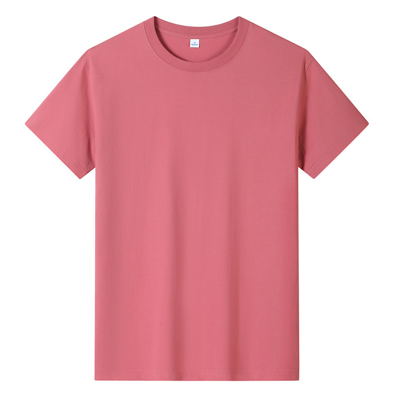 Foreign Trade Cross-border Solid Color T-shirt Short-sleeved Men's and Women's Crewneck White Blank Light Edition Advertising Shirt Cultural Shirt Work Clothes Army Green Foreign Trade Cross-border Solid Color T-shirt Short-sleeved Men's and Women's Crewneck White Blank Light Edition Advertising Shirt Cultural Shirt Work Clothes Army Green