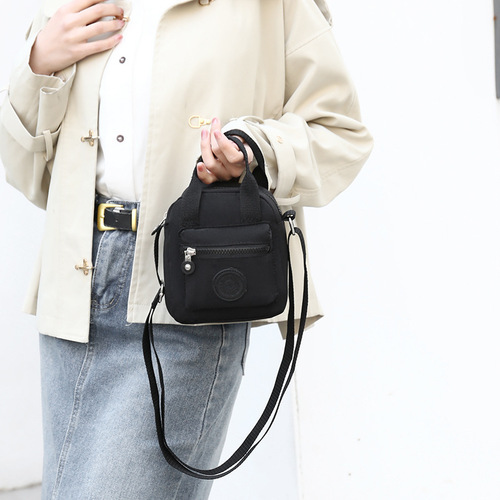 Women's versatile casual everyday travel crossbody bag with a sense of elegance, hand-held, washable, large capacity single-shoulder bag, new spring style