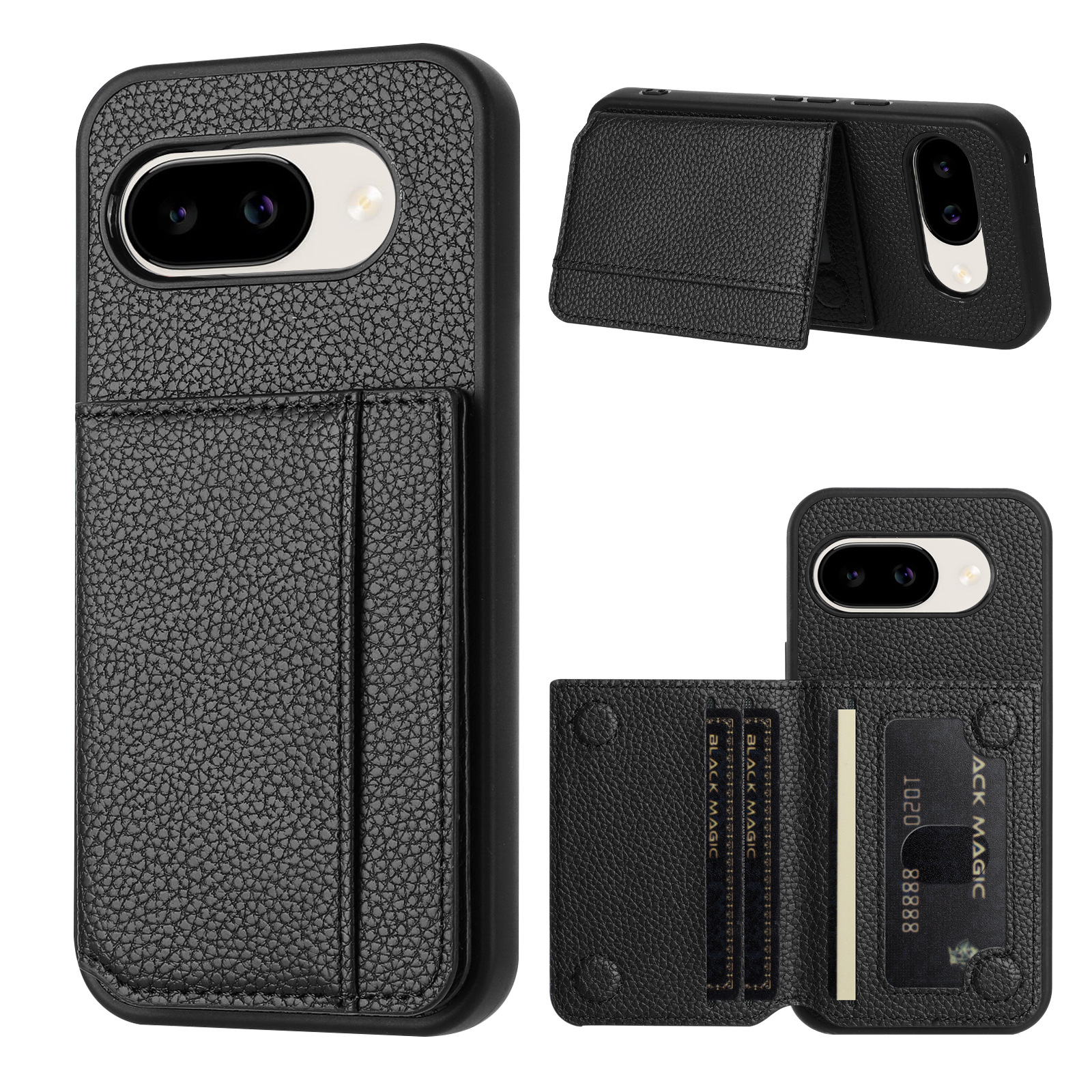 适用谷歌 Pixel 10手机套9A防摔卡包手机壳磁吸支架手机壳皮套