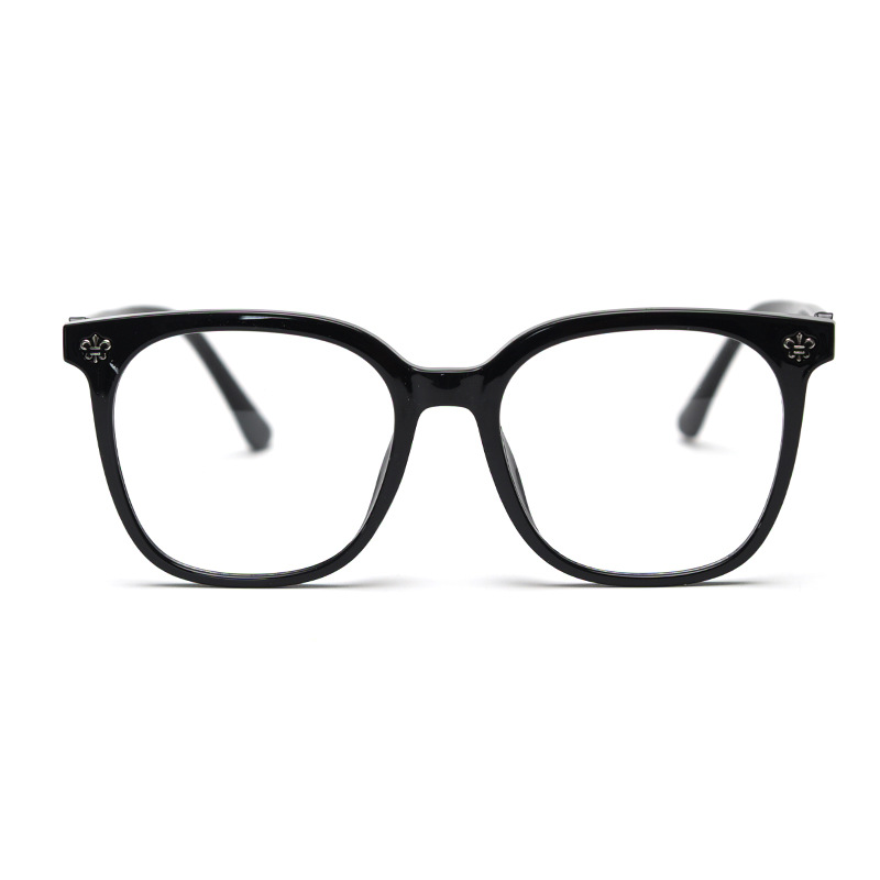 TR90 Korrektionsbrillen mit großem Rahmen für Damen und Herren im trendigen Retro-Stil, auch ohne Sehstärke erhältlich_voghion.com