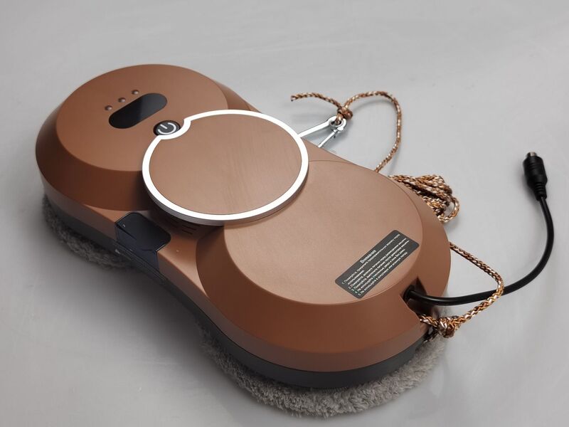 インテリジェントウォータースプレー窓掃除ロボット家庭用全自動ガラス掃除ツール乾湿両用超薄型ガラスクリーナー|undefined