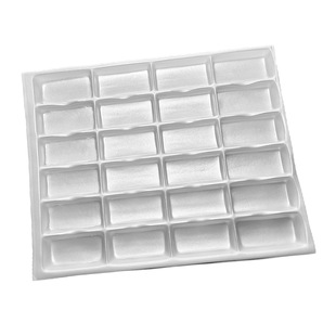 24 Grids Tray Foam Corrugated Board Foam Tray Fruit Tray Cosmetic Foam Tray
