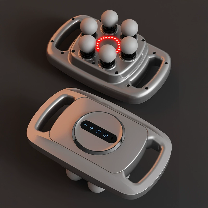 Новый шестиголовой фасциальный пистолет для расслабления мышц фасциальный пистолет для расслабления глубоких мышц шейный массаж