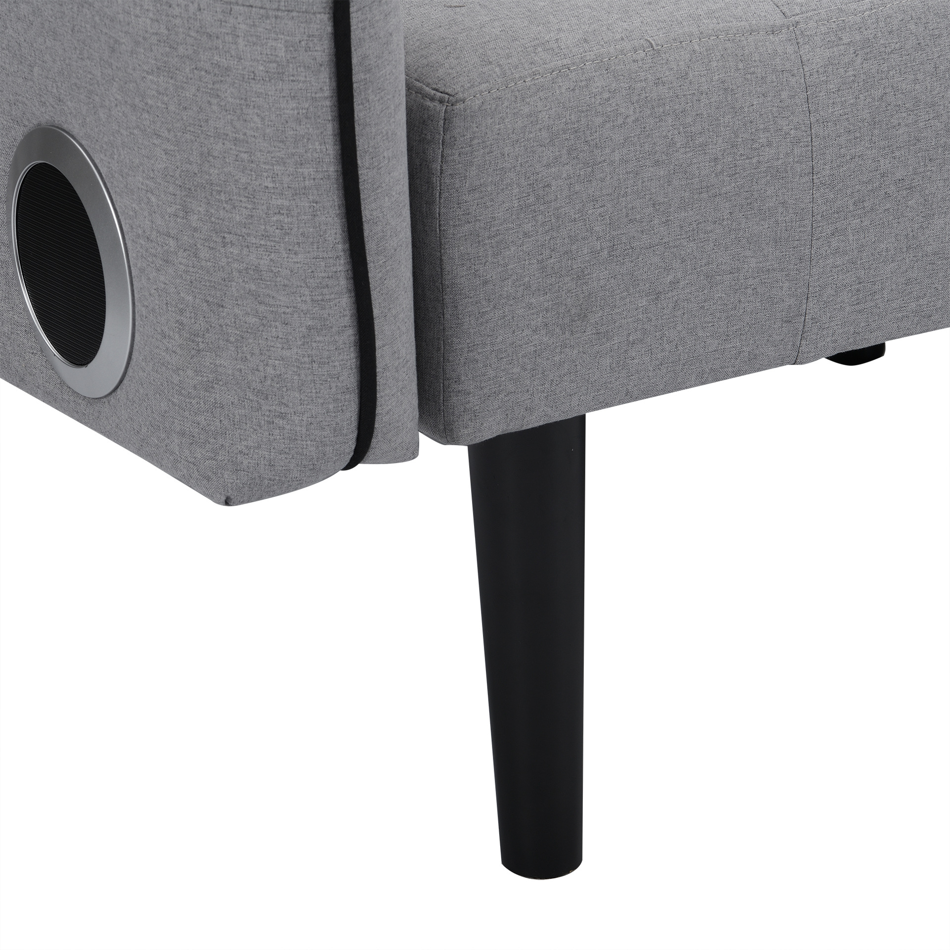 Art de arena minimalista para la sala de estar doméstica de aterrizaje moderno y pequeño sofá de tela de tecnología de casa