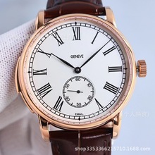 百达鹦鹉螺PP+5078机械防水手表复杂功能时计系列意大利进口真皮