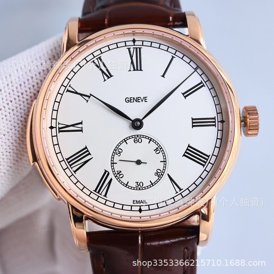 百达鹦鹉螺PP+5078机械防水手表复杂功能时计系列意大利进口真皮