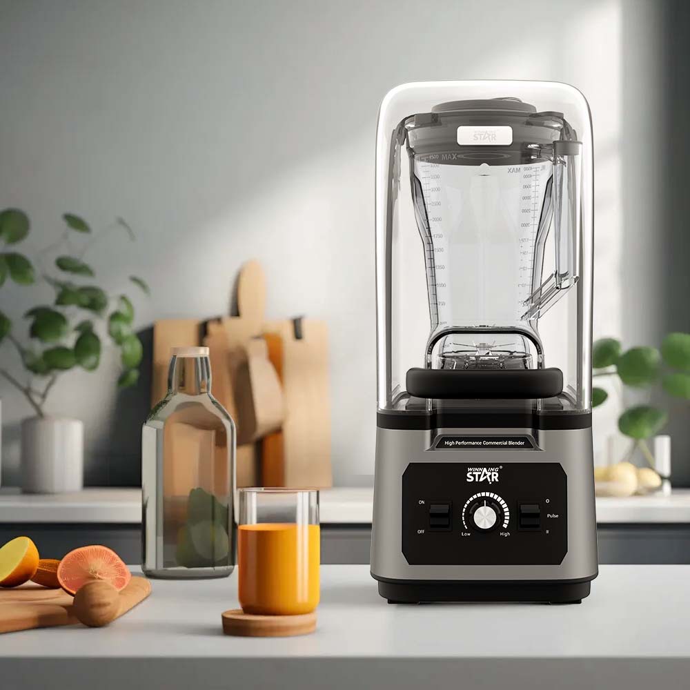 Winning star comercio exterior exclusivamente para exprimir jugo de frutas con aislamiento acústico comercial, batido de leche de soja, exprimidor multifuncional, rompidor de paredes