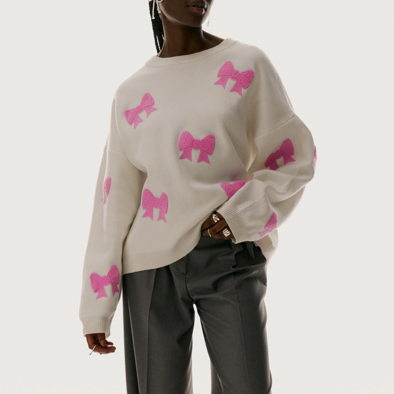 546g Weight Long Sleeve Sleeve Length Pullovers Placket Type Regular Sleeve Sleeve Type Spandex Fabric Type Ordinary Model (50cm <Length ≤ 65cm) Top Length Pullovers, Sweater, Knitwear Tops Type Date, Festival Occasion Polo collar Neckline Printing Function Loose Fit Type Valentine'S Day Festival Solid Color Pattern Winter, Spring, Autumn Season Women's, Adults Gender Japanese and Korean Leisure, Simple Style Style Wholesale Women's Adults Japanese And Korean Leisure Simple Style Solid Color Long Sleeve Sweaters & Cardigans 43