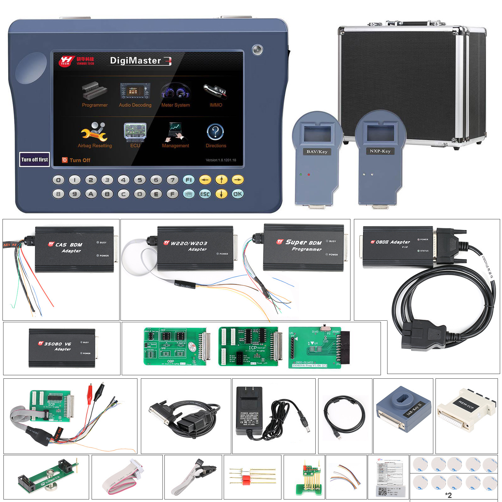 研华D3 Digimaster 3 III 里程表调校仪调表器 买断版