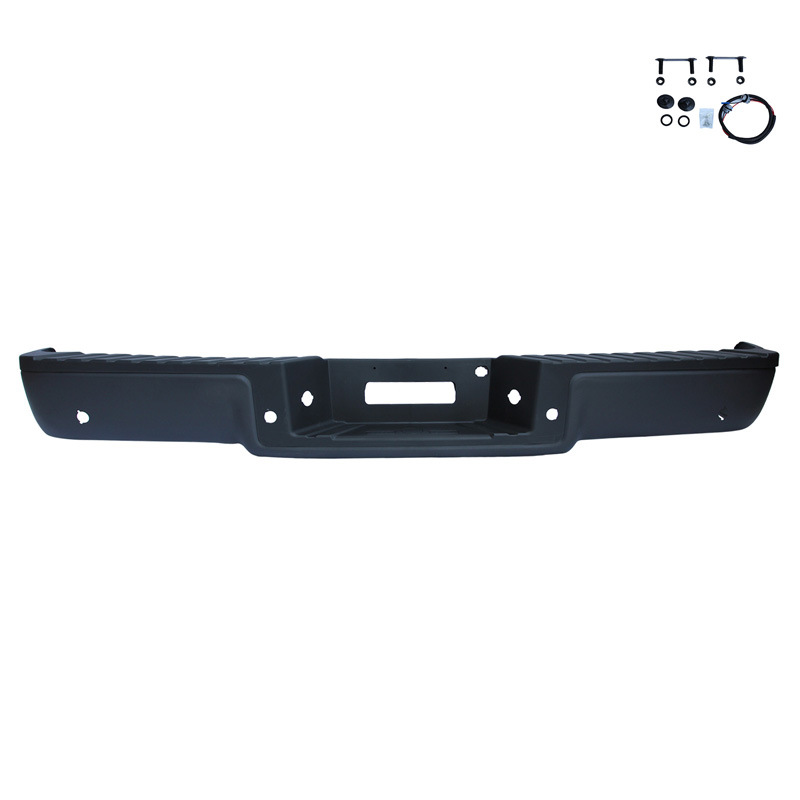 Aplicable a Ford 2004 - 2005 F - 150 parachoques traseros originales con agujeros de radar de banda negra