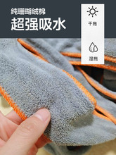 12WU棉布条拖把自拧水免手洗家用一拖净老式珊瑚绒毛巾墩布地拖旋