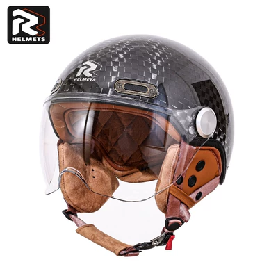 Winter Sun Protection, 3C Ultra-Light, Motosiklet kaskı (dəbilqə) - square-carbon-fiber-12k-m