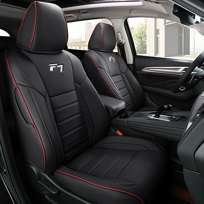 Summer, Autumn and Winter Seat Cover, Modelə uyğun (Original) oturacaq örtükləri - cool-black-standard-edition-wear-resistant-leather