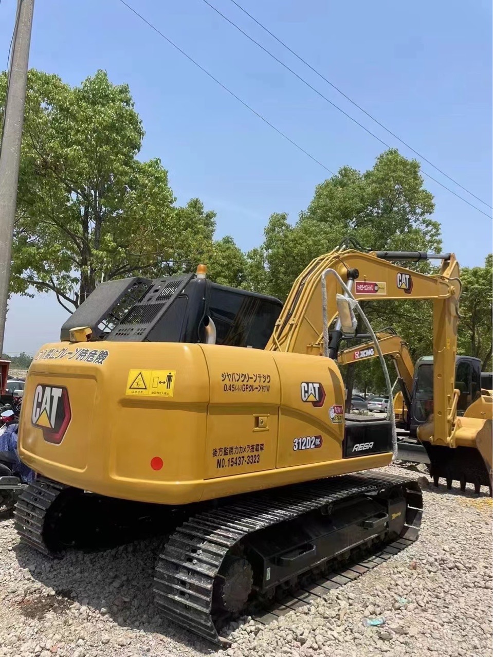 Exportación de segunda mano carter 312 komatsu 130 Hitachi 200 excavadora de comercio exterior
