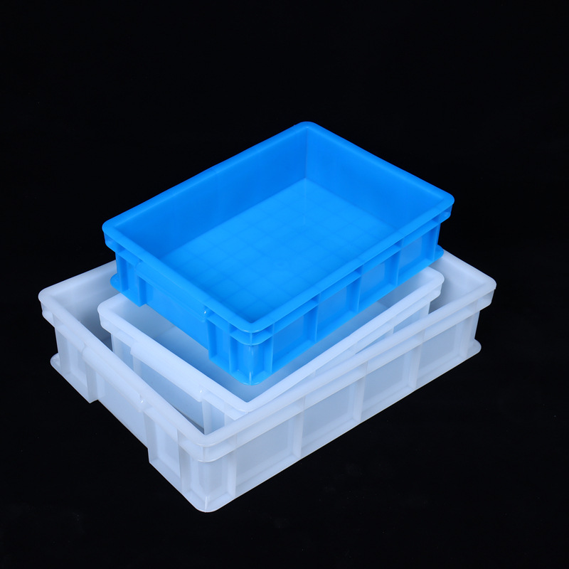 加厚周转箱塑料盒长方形浅盘收纳筐防渗漏沙盘蛋白麦虫养殖面包箱