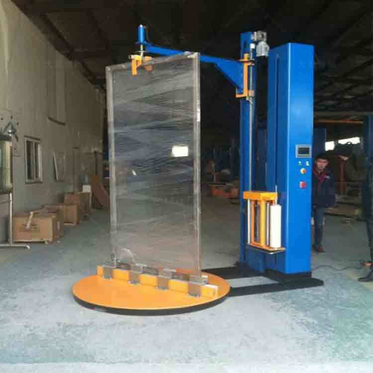 缠绕机 门板缠绕包装机 栈板托盘缠膜机五金建材压顶缠绕膜打包机