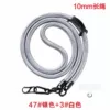 47# silver rope + white piece (10mm long rope)