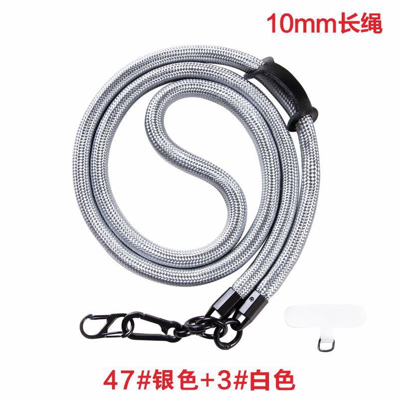 携帯電話のストラップの斜め掛けの10mmの首掛けの太い編みの携帯電話のストラップの多機能の斜め掛けのストラップのポリエステルの携帯電話のストラップ|undefined