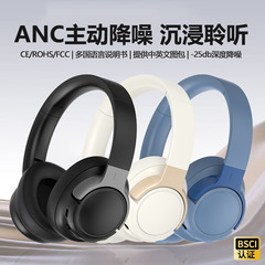 新型VJE86 bluetoothイヤホンANCアクティブノイズ低減ヘッドセット無線イヤホン超ロング航続プライベートモデル現物