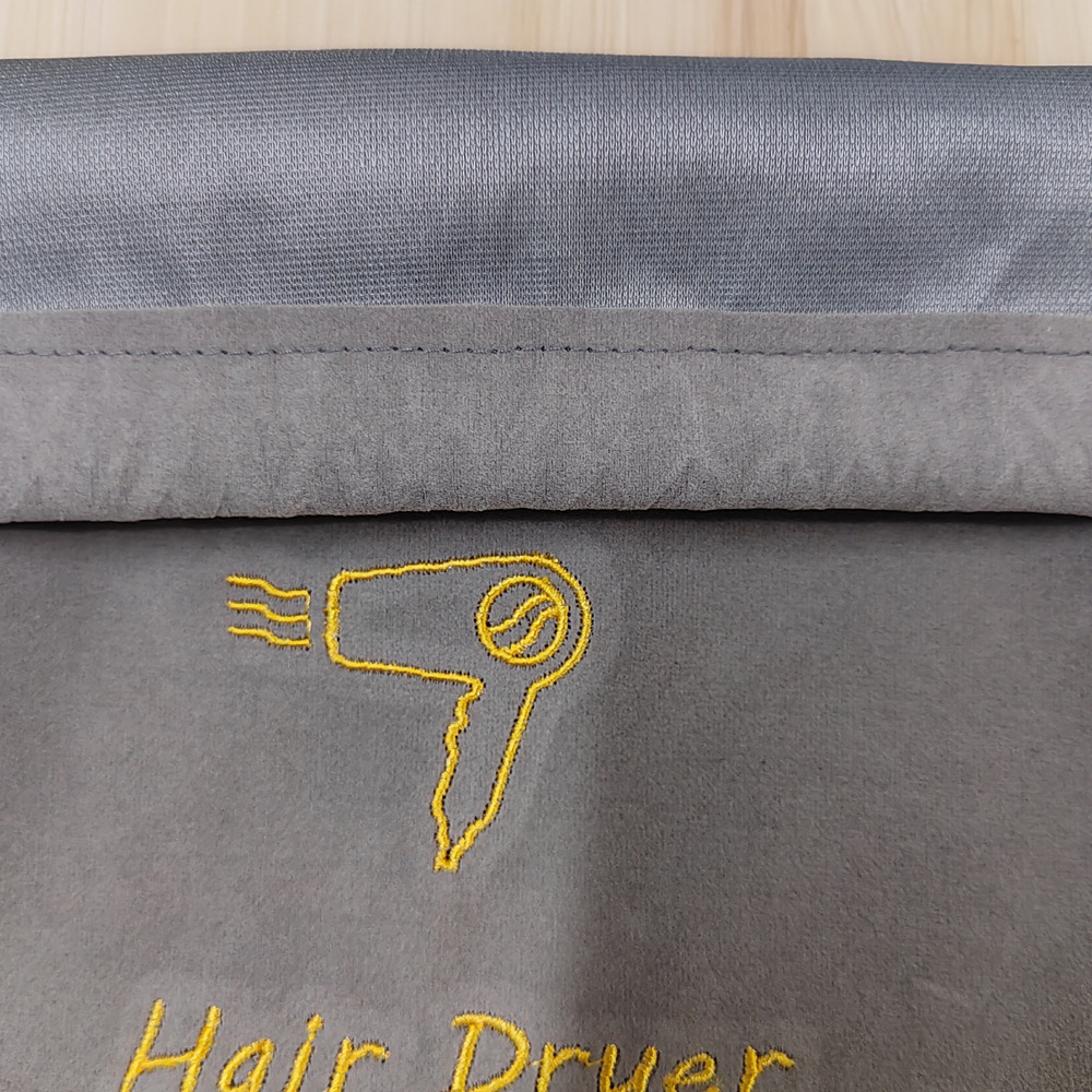 Bolsa de terciopelo bolsa de secador de pelo de hotel bolsa de terciopelo en stock bolsa de cordón bolsa de joyería bolsa de secador de pelo bolsa de almacenamiento bolsa de lino