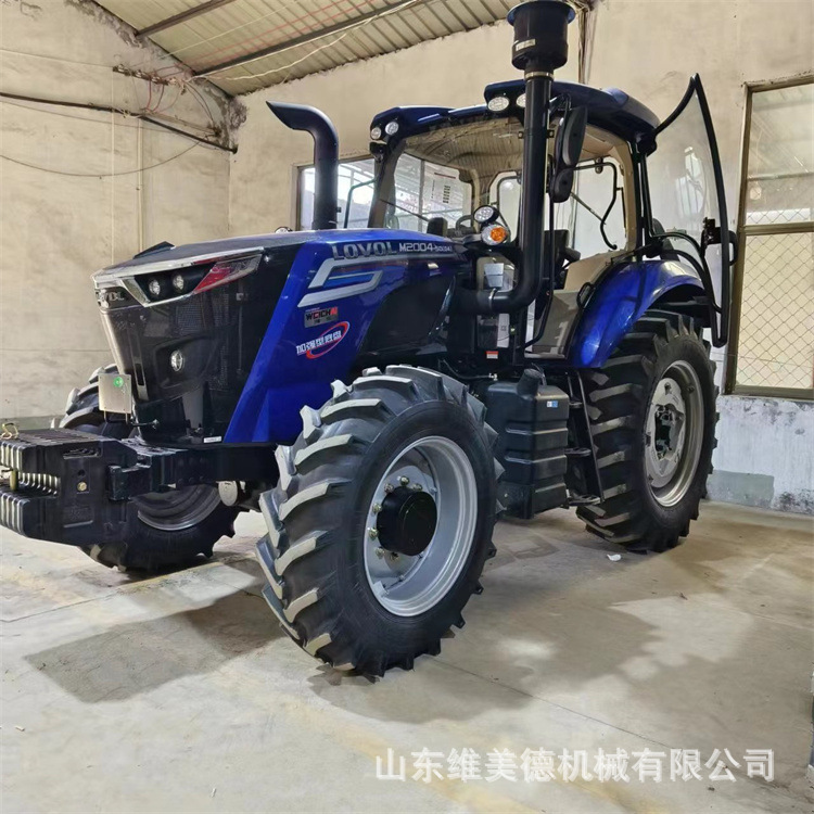 24款雷沃2004-5G农用拖拉机 四驱六缸高配置整地机 可带多种农具
