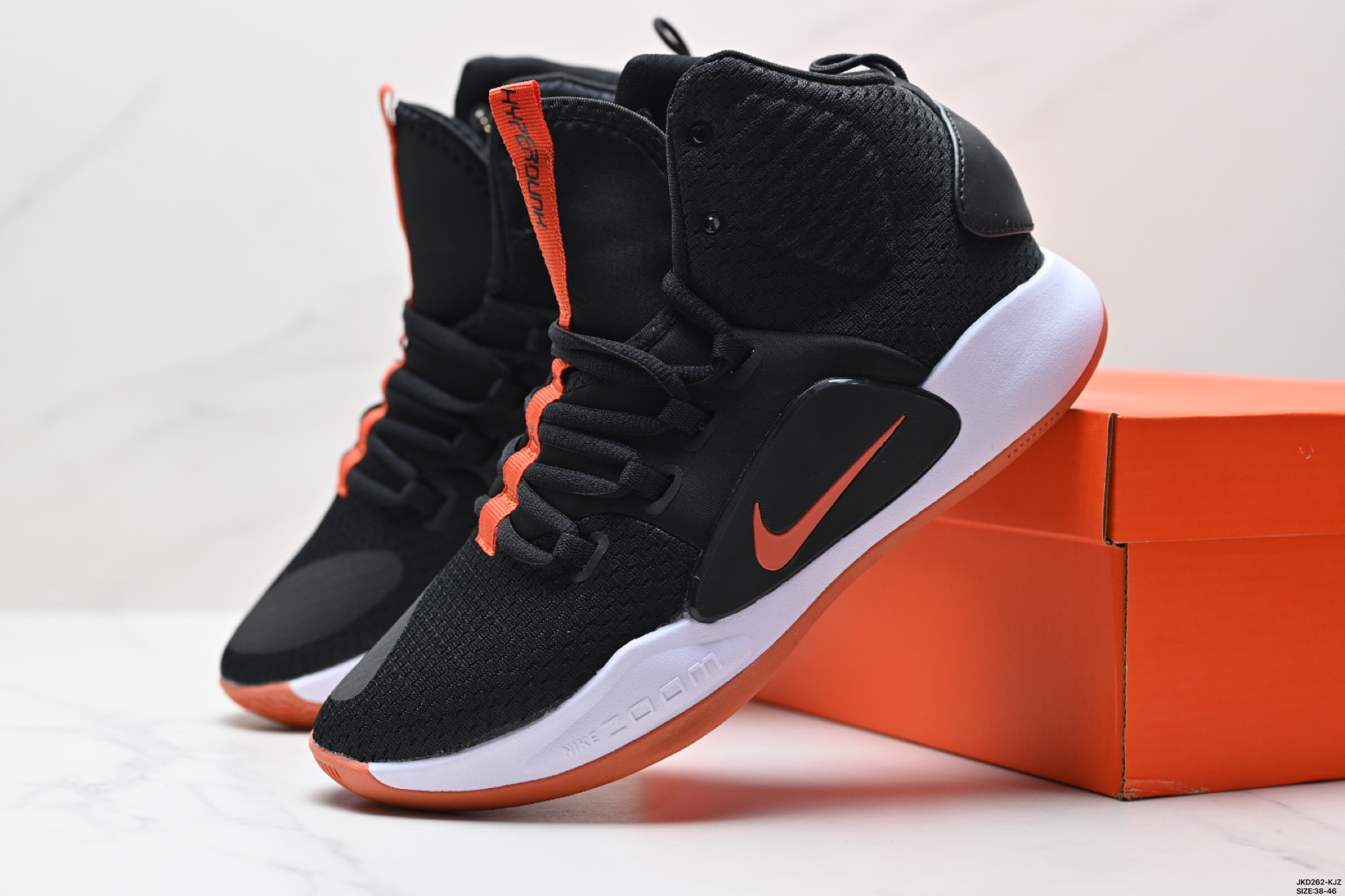 Zapatillas de baloncesto de combate real seemax Hyperdunk X 10 amortiguación hombres y mujeres entrenamiento deportivo zapatos casuales HD2018