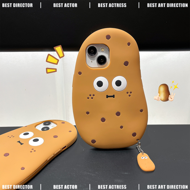 Big potato for iPhone13pro/16 silicone 12pro max apple 11 women's cute 14p phone case